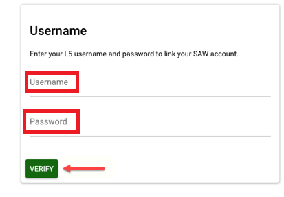 Username option