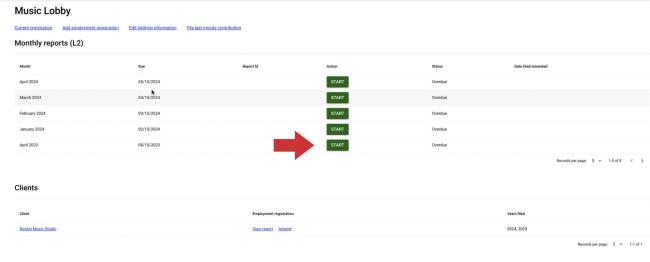 Lobbying dashboard